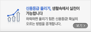 신용등급 올리기, 생활속에서 실천이 가능합니다. 하락하면 올리기 힘든 신용등급! 확실히 오르는 방법을 공개합니다.